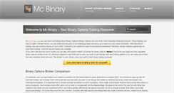 Desktop Screenshot of mcbinary.com