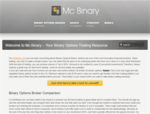 Tablet Screenshot of mcbinary.com